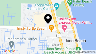 Map of 1011 Us Highway 1 D501, Juno Beach FL, 33408