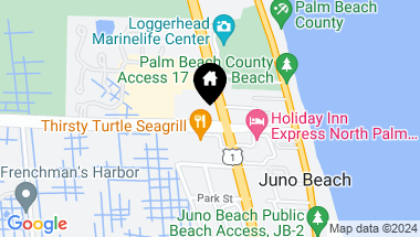 Map of 1011 Us Highway 1 C404, Juno Beach FL, 33408