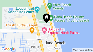 Map of 510 Saturn Lane, Juno Beach FL, 33408