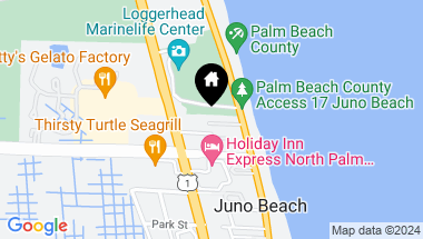 Map of 541 Saturn Lane, Juno Beach FL, 33408