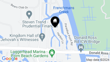 Map of 14173 Harbor Lane, Palm Beach Gardens FL, 33410