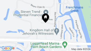 Map of 2842 Old Cypress N, Palm Beach Gardens FL, 33410