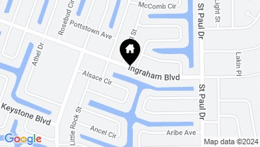 Map of 15027 INGRAHAM BLVD, PORT CHARLOTTE FL, 33981