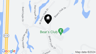 Map of 103 W Bears Club Drive, Jupiter FL, 33477