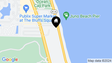 Map of 750 Ocean Royale Way 803, Juno Beach FL, 33408