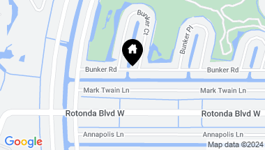 Map of 27 BUNKER RD, ROTONDA WEST FL, 33947