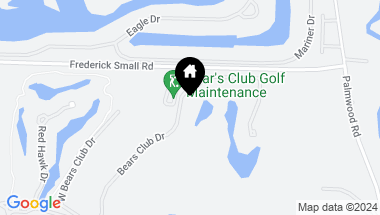 Map of 228 Bears Club Drive, Jupiter FL, 33477