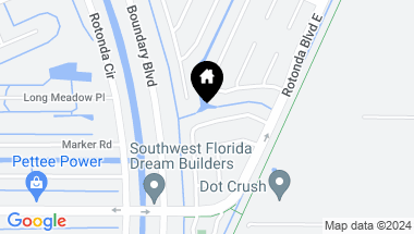 Map of 140 CREVALLE RD, ROTONDA WEST FL, 33947