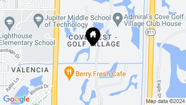 Map of 132 Golf Village Boulevard, Jupiter FL, 33458