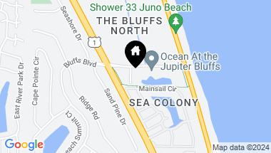 Map of 401 Ocean Bluffs Boulevard 501, Jupiter FL, 33477