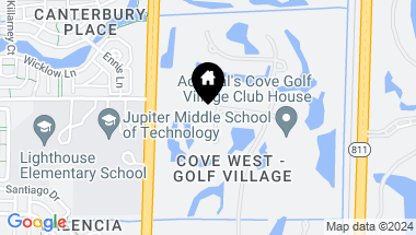 Map of 137 W Village Way, Jupiter FL, 33458