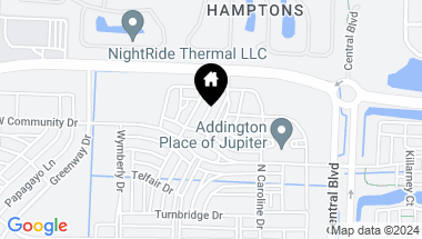 Map of 2702 W Mallory Boulevard, Jupiter FL, 33458