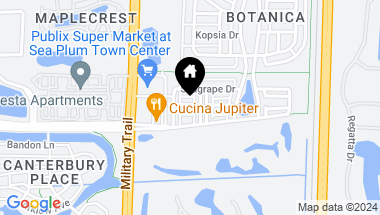 Map of 108 W Pigeon Plum Drive 106, Jupiter FL, 33458