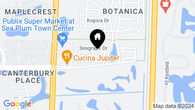 Map of 116 W Royal Palm Circle 104, Jupiter FL, 33458