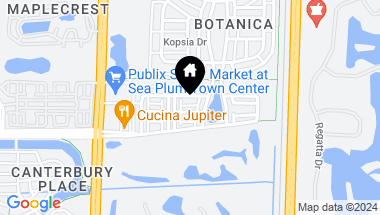 Map of 141 Seagrape Drive 102, Jupiter FL, 33458