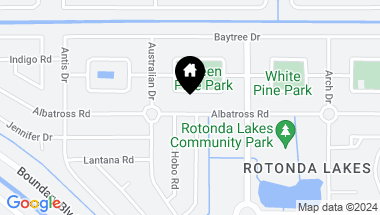 Map of 312 ALBATROSS RD, ROTONDA WEST FL, 33947