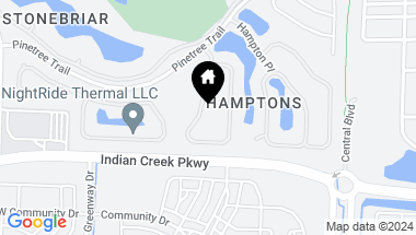 Map of 189 Hampton Circle, Jupiter FL, 33458