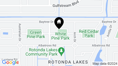 Map of 101 WHITE PINE DR, ROTONDA WEST FL, 33947