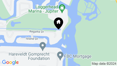 Map of 372 Regatta Drive, Jupiter FL, 33477