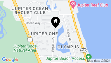 Map of 132 Pegasus Drive, Jupiter FL, 33477