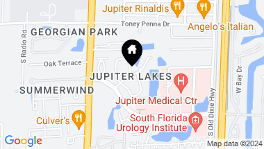 Map of 431 Lakes Boulevard 2130c, Jupiter FL, 33458
