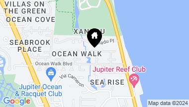 Map of 105 W Bonefish Circle, Jupiter FL, 33477