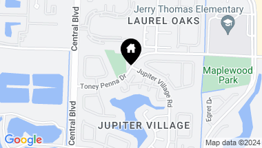 Map of 103 Lakewood Drive 23b, Jupiter FL, 33458
