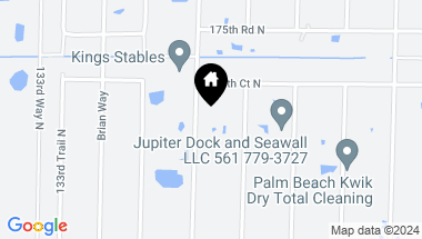 Map of 0 130th Avenue N, Jupiter FL, 33478