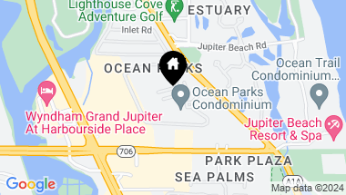Map of 300 N A1a 402i, Jupiter FL, 33477