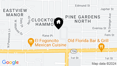 Map of 244 Clocktower Drive, Jupiter FL, 33458