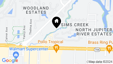 Map of 186 Sims Creek Lane, Jupiter FL, 33458