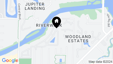 Map of 6182 Riverwalk Lane 1, Jupiter FL, 33458
