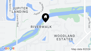 Map of 6159 Riverwalk Lane 5, Jupiter FL, 33458