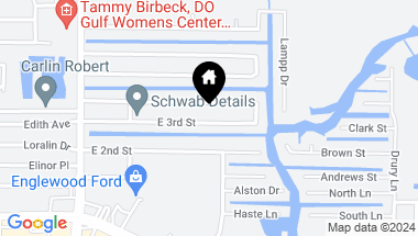 Map of 866 E 3RD ST, ENGLEWOOD FL, 34223