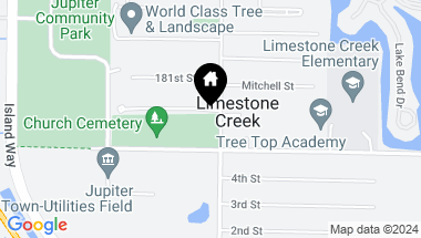 Map of 7018 Limestone Cay Road, Jupiter FL, 33458