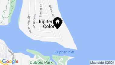 Map of 27 Ocean Drive, Jupiter Inlet Colony FL, 33469
