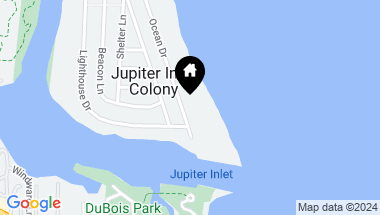 Map of 22 Ocean Drive, Jupiter Inlet Colony FL, 33469