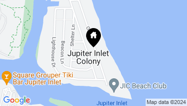 Map of 33 Ocean Drive, Jupiter Inlet Colony FL, 33469