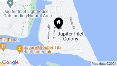 Map of 187 Shelter Lane, Jupiter Inlet Colony FL, 33469
