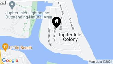 Map of 177 Beacon Lane, Jupiter Inlet Colony FL, 33469