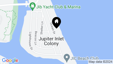 Map of 14 Ocean Drive, Jupiter Inlet Colony FL, 33469