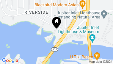 Map of 202 E Riverside Drive, Jupiter FL, 33469