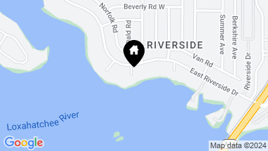 Map of 106 W Riverside Drive, Jupiter FL, 33469