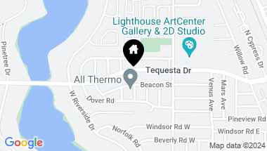 Map of 418 Drive, Tequesta FL, 33469