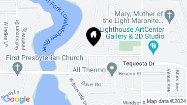 Map of 550 N Dover Road, Tequesta FL, 33469