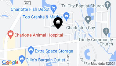 Map of 23350 JANICE AVE, PORT CHARLOTTE FL, 33980