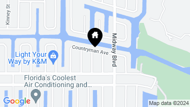 Map of 4204 COCKRELL ST, PORT CHARLOTTE FL, 33948