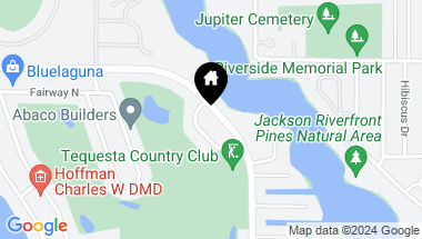 Map of 225 Country Club Drive, Tequesta FL, 33469
