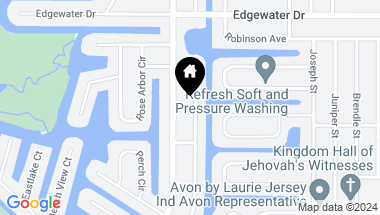 Map of 4153 LIBRARY ST, PORT CHARLOTTE FL, 33948