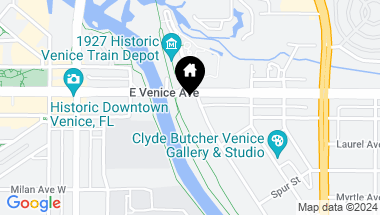 Map of 312 E AVE, VENICE FL, 34285